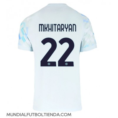 Camiseta Inter Milan Henrikh Mkhitaryan #22 Segunda Equipación Replica 2025-26 mangas cortas Camiseta Inter Milan Henrikh Mkhitaryan #22 Segunda Equipación Replica 2025-26 mangas cortas